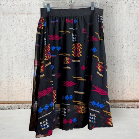 NWT LuLaRoe Lola Skirt Size XL - Picture 2 of 10